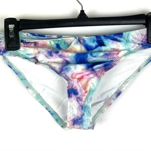 Splendid Girl’s Two Piece Blue Tie Dye Short Sleeve Rashguard Set Size 16